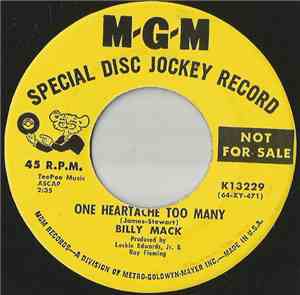 Billy Mack  - One Heartache Too Many