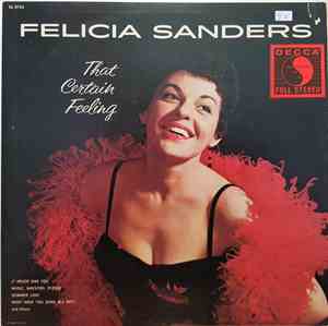 Felicia Sanders - That Certain Feeling