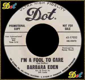 Barbara Eden - I'm A Fool To Care