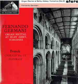 Fernando Germani - Fernando Germani, Organ Recital At Selby Abbey, Yorkshir ...