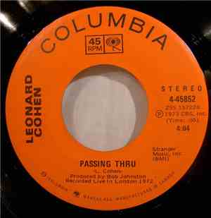 Leonard Cohen - Passing Thru