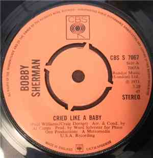 Bobby Sherman - Cried Like A Baby