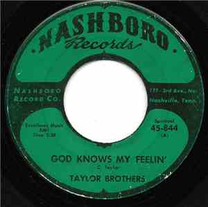 Taylor Brothers - God Knows My Feelin' / Mother's Advice