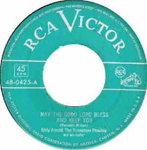 Eddy Arnold, The Tennessee Plowboy And His Guitar - May The Good Lord Bless ...