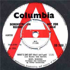 Beryl Marsden - What She's Got (That I Ain't Got)