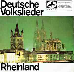 Erich Bender - Deutsche Volkslieder Rheinland