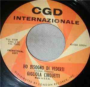 Gigliola Cinquetti - Ho Bisogno Di Vederti