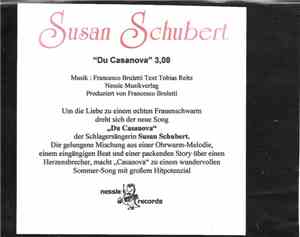 Susan Schubert - Du Casanova