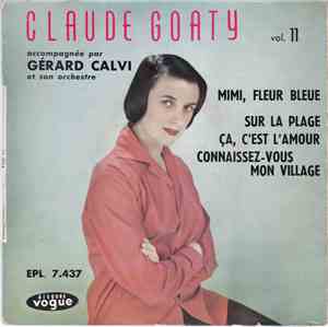 Claude Goaty Accompagnée Par Gérard Calvi Et Son Orchestre - Ça C'est L'amo ...