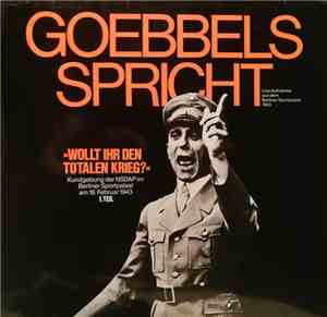 Goebbels - Goebbels Spricht I