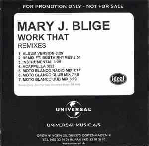 Mary J. Blige - Work That - Remixes