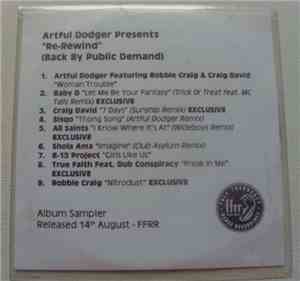 Artful Dodger - Re-Rewind (Back By Public Demand)