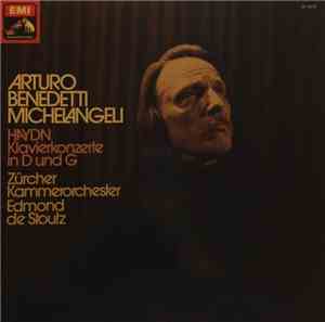 Arturo Benedetti Michelangeli, Zürcher Kammerorchester, Edmond De Stoutz -  ...