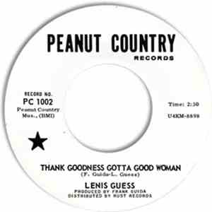 Lenis Guess - Thank Goodness Gotta Good Woman / Too Many Nights
