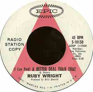 Ruby Wright - (I Can Find) A Better Deal Than That