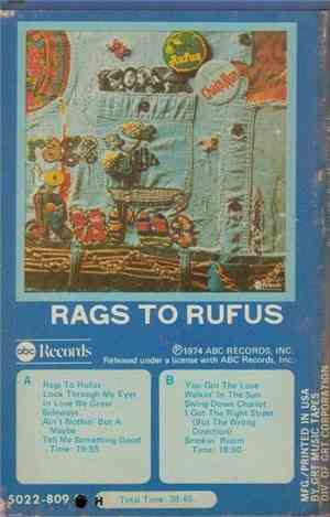Rufus Featuring Chaka Khan - Rags To Rufus