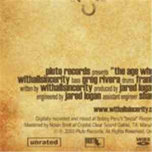 With All Sincerity - The Age Where Nothing Fits