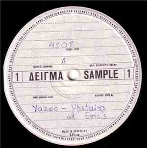 Yazoo - Upstairs At Eric's