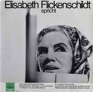 Elisabeth Flickenschildt - Elisabeth Flickenschildt Spricht