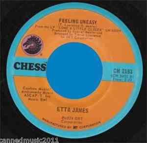 Etta James - Feeling Uneasy / Out On The Street, Again