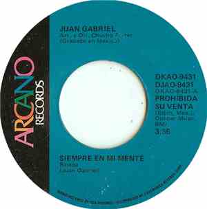 Juan Gabriel - Siempre En Mi Mente