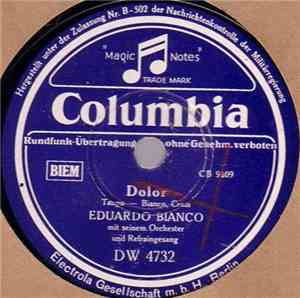 Eduardo Bianco Mit Seinem Orchester - Nocturno / Dolore ...