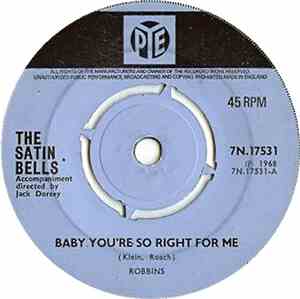 The Satin Bells - Baby You're So Right For Me