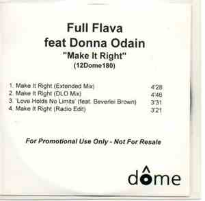 Full Flava feat Donna Odain - Make It Right