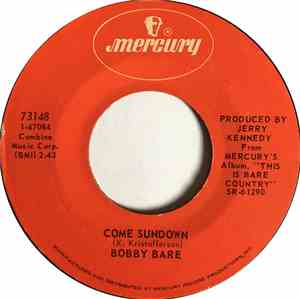 Bobby Bare - Come Sundown / Woman, You Have Been A Friend To Me