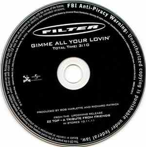 Filter  - Gimme All Your Lovin'