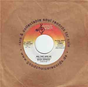 David Simmons  - Will They Miss Me