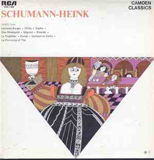 Ernestine Schumann-Heink - Schumann-Heink - Arias