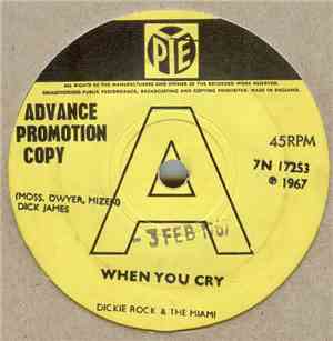 Dickie Rock & The Miami - When You Cry