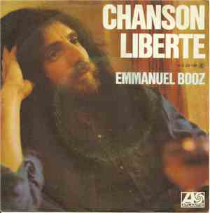 Emmanuel Booz - Chanson Liberté / Et L'On M'Appelle Emmanuel Booz