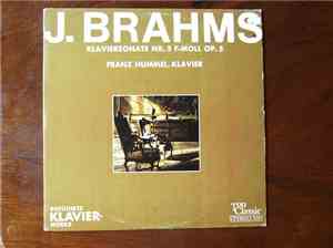 Johannes Brahms, Franz Hummel - Johannes Brahms - Klaviersonate Nr. 3 F-Mol ...