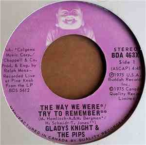 Gladys Knight & The Pips - The Way We Were / Try To Remember