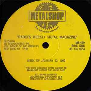 Various - Metalshop - Radio's Weekly Metal Magazine (Week Of January 22, 19 ...