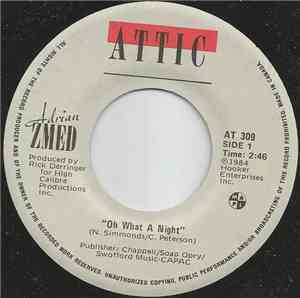 Adrian Zmed - Oh What A Night