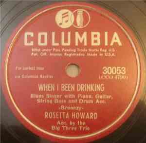 Rosetta Howard Acc. by  The Big Three Trio - Ebony Rhapsody / When I Been D ...