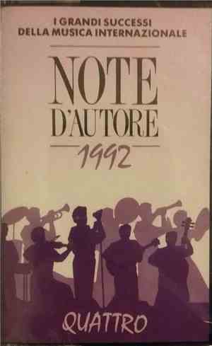 Various - Note D'Autore 1992 QUATTRO