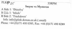 Insync vs Mysteron - Dissolve EP