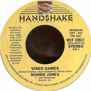 Ronnie Jones - Video Games