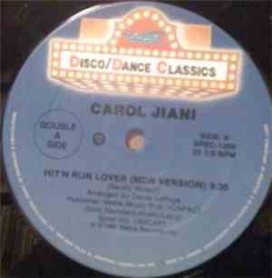 Carol Jiani - Hit 'N Run Lover (MDR Version) / Mercy (Remix)
