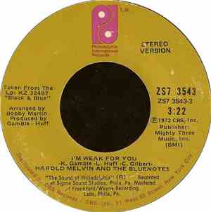 Harold Melvin And The Bluenotes - I'm Weak For You