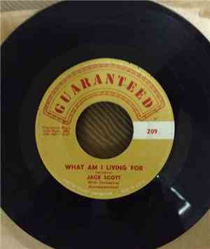 Jack Scott - What Am I Living For