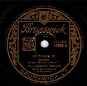 The Andrews Sisters With Vic Schoen And His Orchestra - What To Do / I'll B ...