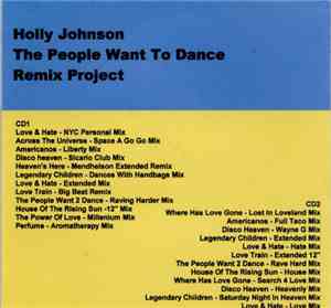 Holly Johnson - The People Want To Dance  - Remix Project