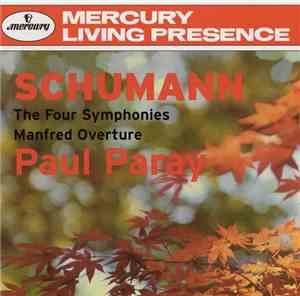 Robert Schumann, Paul Paray Conducting The Detroit Symphony Orchestra - Sch ...