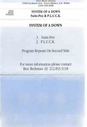 System Of A Down - Suite-Pee / P.L.U.C.K.