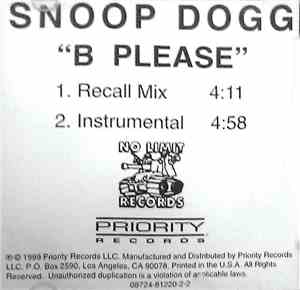 Snoop Dogg - B Please